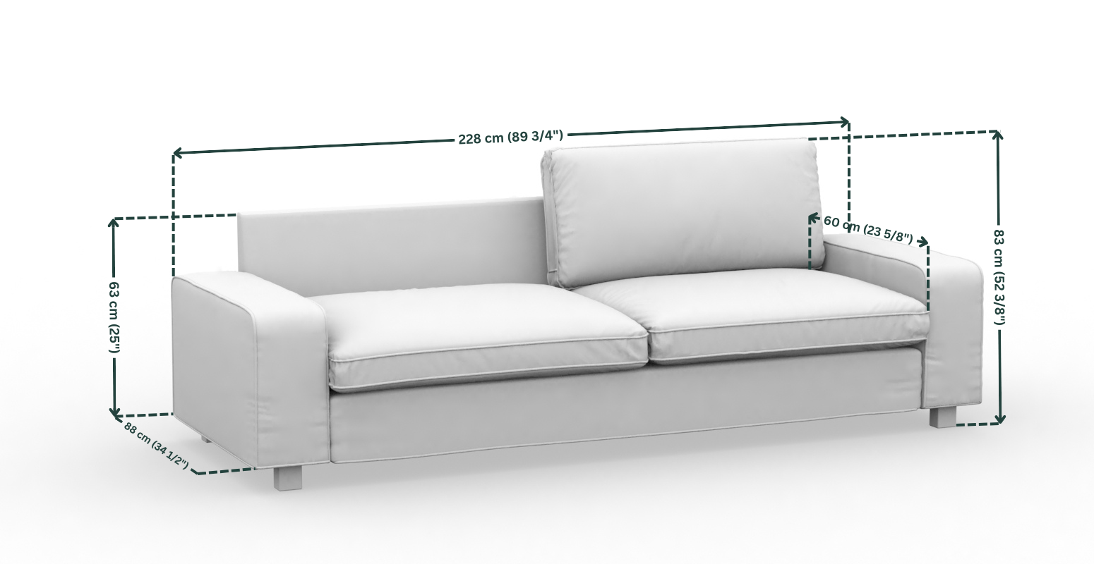 IKEA KIVIK 3 seat sofa cover Comfortly