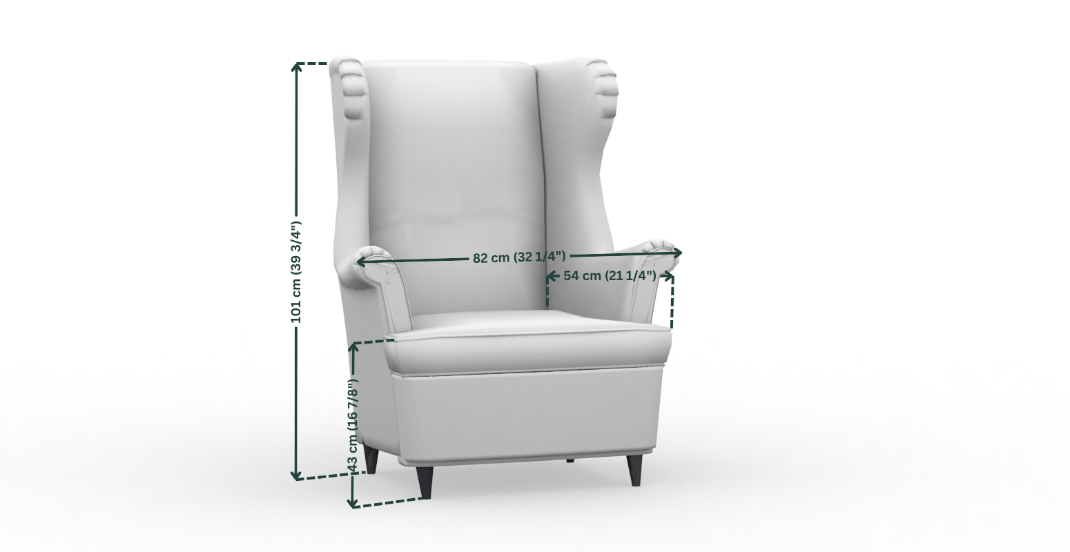 Strandmon chair dimensions sale