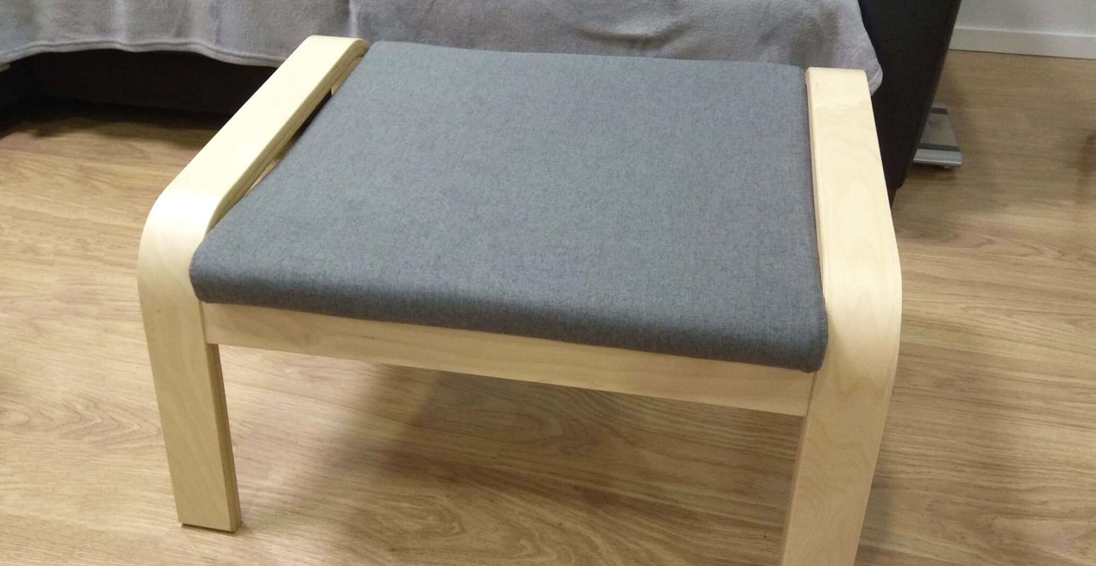 IKEA POANG footstool cover Comfortly