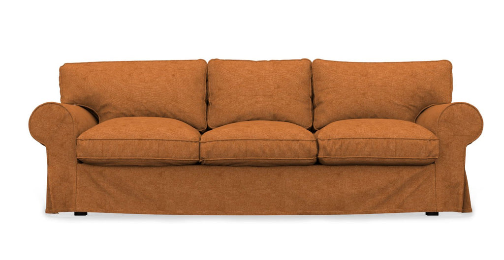 EKTORP Funda para sofá de 3 plazas - Karlshov beige/multicolor