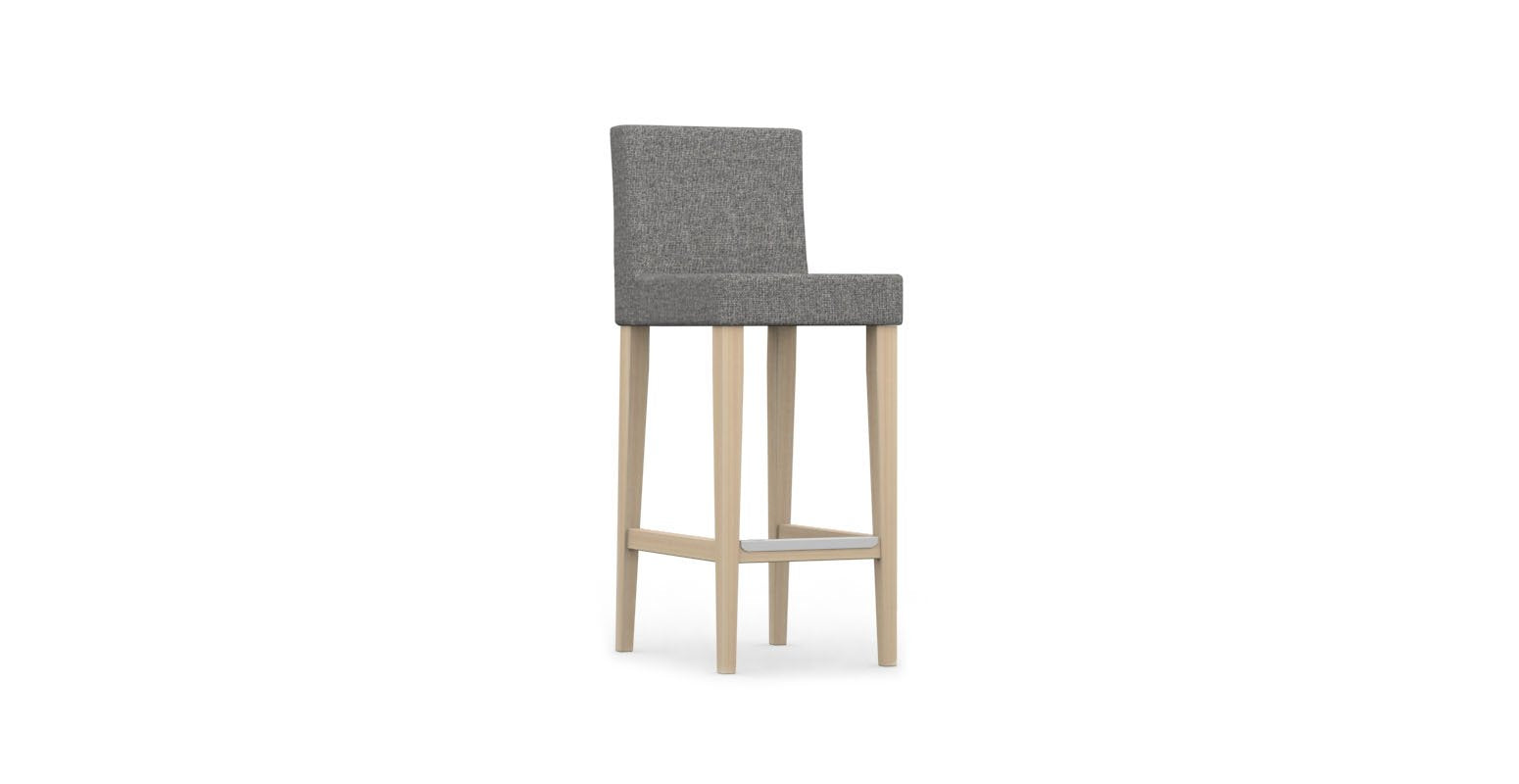 IKEA HENRIKSDAL small bar stool with backrest cover – Comfortly